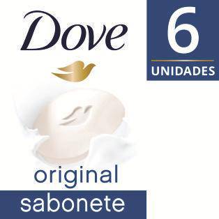 Kit Sabonete Dove Original Com 6 Unidades 90g Cada