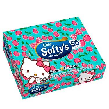 Lenços Papel Softys Kids 50 Unidades 