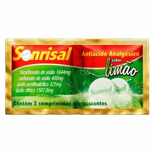 Sonrisal Limão Efervescente 2 Comprimidos