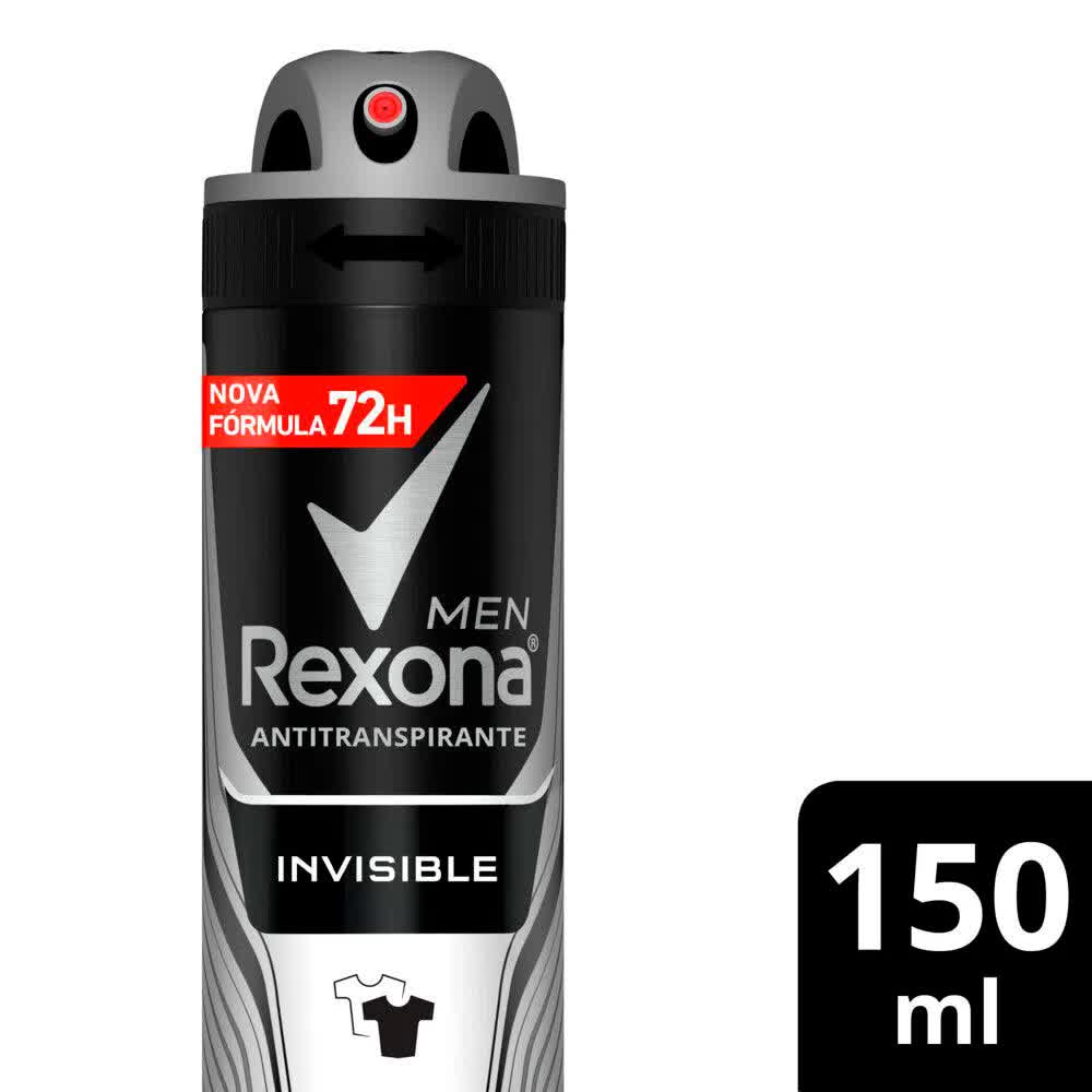 Desodorante  Rexona Men Invisible Aerosol 150ml