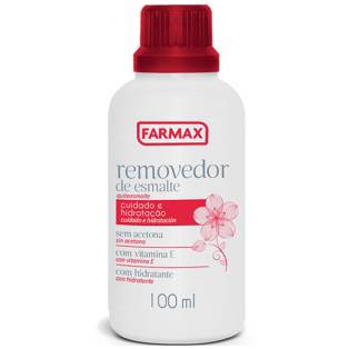 Removedor de Esmalte Farmax Sem Acetona 100ml