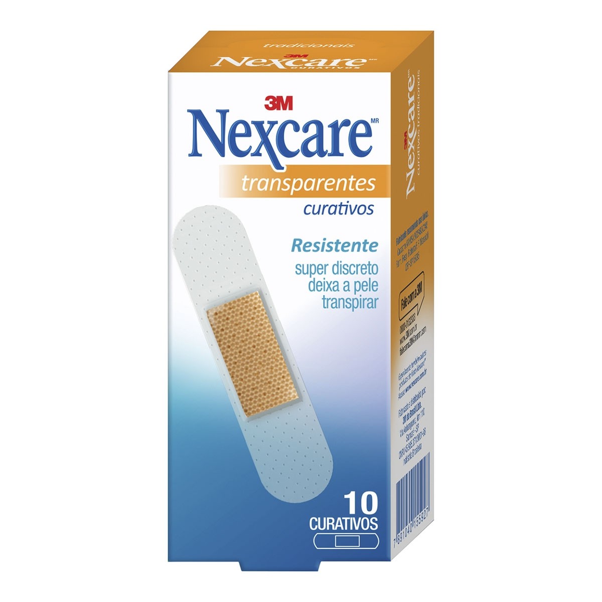 Curativos Nexcare Transparentes 10 Unidades