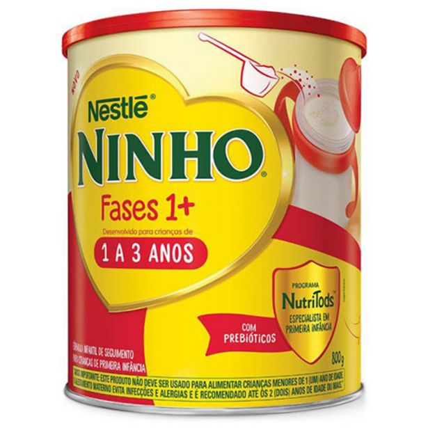 Fórmula Infantil Ninho Fases 1+ 800g