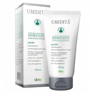 Umidita Loção Hidratante 120ml Pele Sensível