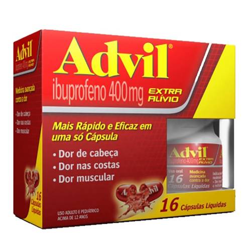 Advil 400mg com 16 Comprimidos