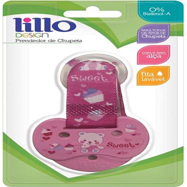 Prendedor Chupeta Lillo Rosa 