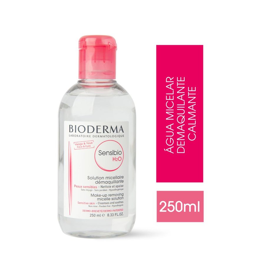 Água Micelar Bioderma Sensibio H20 Demaquilante Peles Normais A Sensíveis 250ml