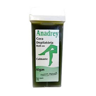 Cera Depilatória Anadrey Roll-on Algas 100g