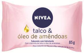 Sabonete Nivea 85g Talco e Óleo de Amêndoas