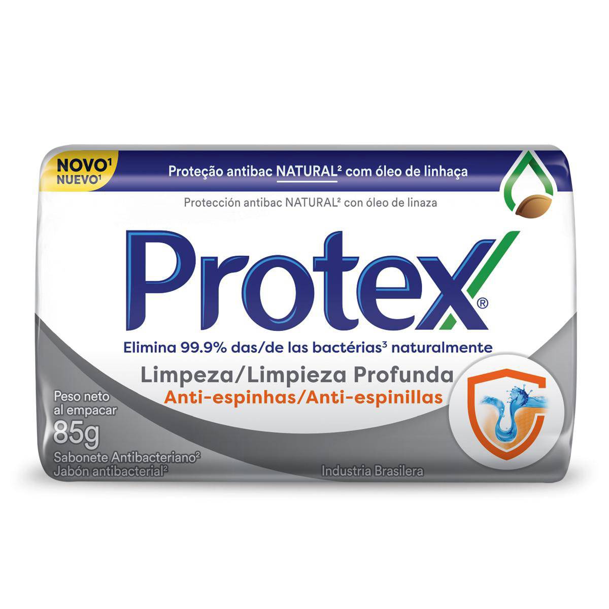 Sabonete Antibacteriano Protex Limpeza Profunda Anti-Espinhas 85g