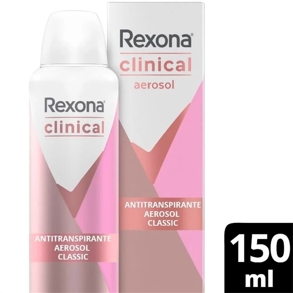 Desodorante Aerossol Rexona Clinical Classic 150ml
