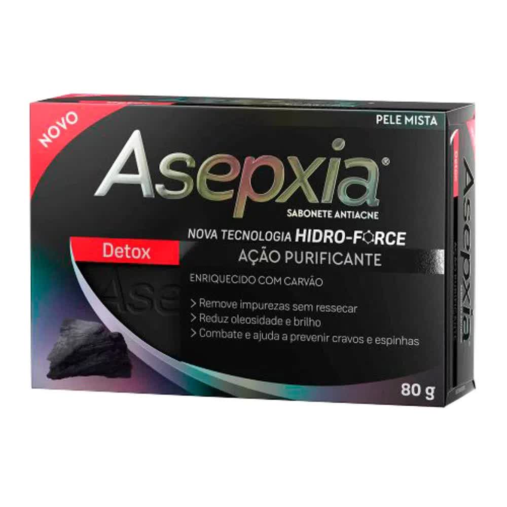 Sabonete Facial Asepxia Detox Antiacne 80g