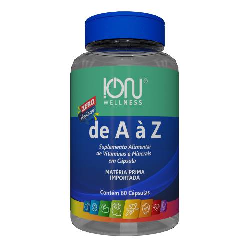 Multivitamínico De A à Z ION Wellness 60 Cápsulas