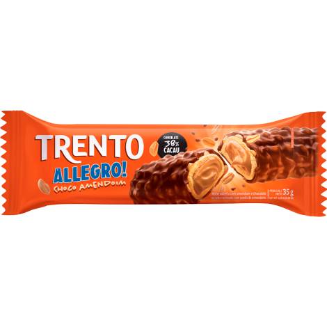Trento Allegro! Chocolate Com Amendoim 35g