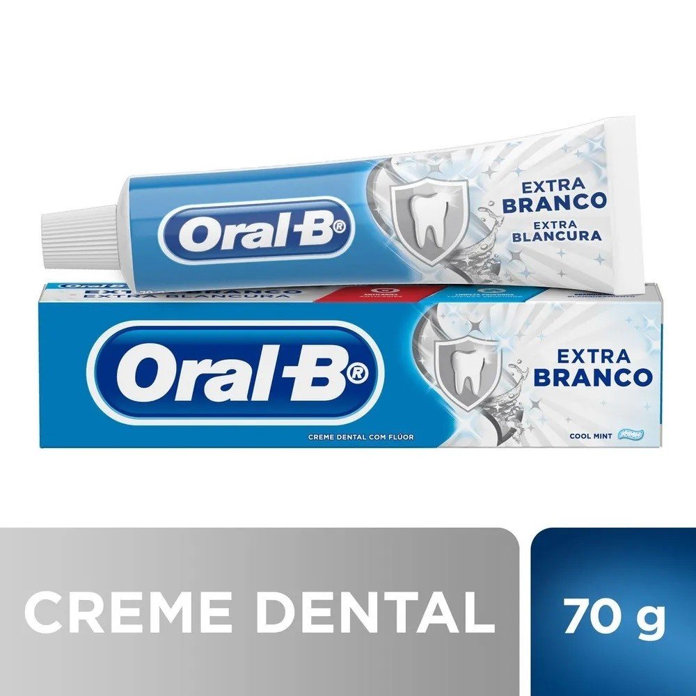 Creme Dental Oral B Extra Branco 70g