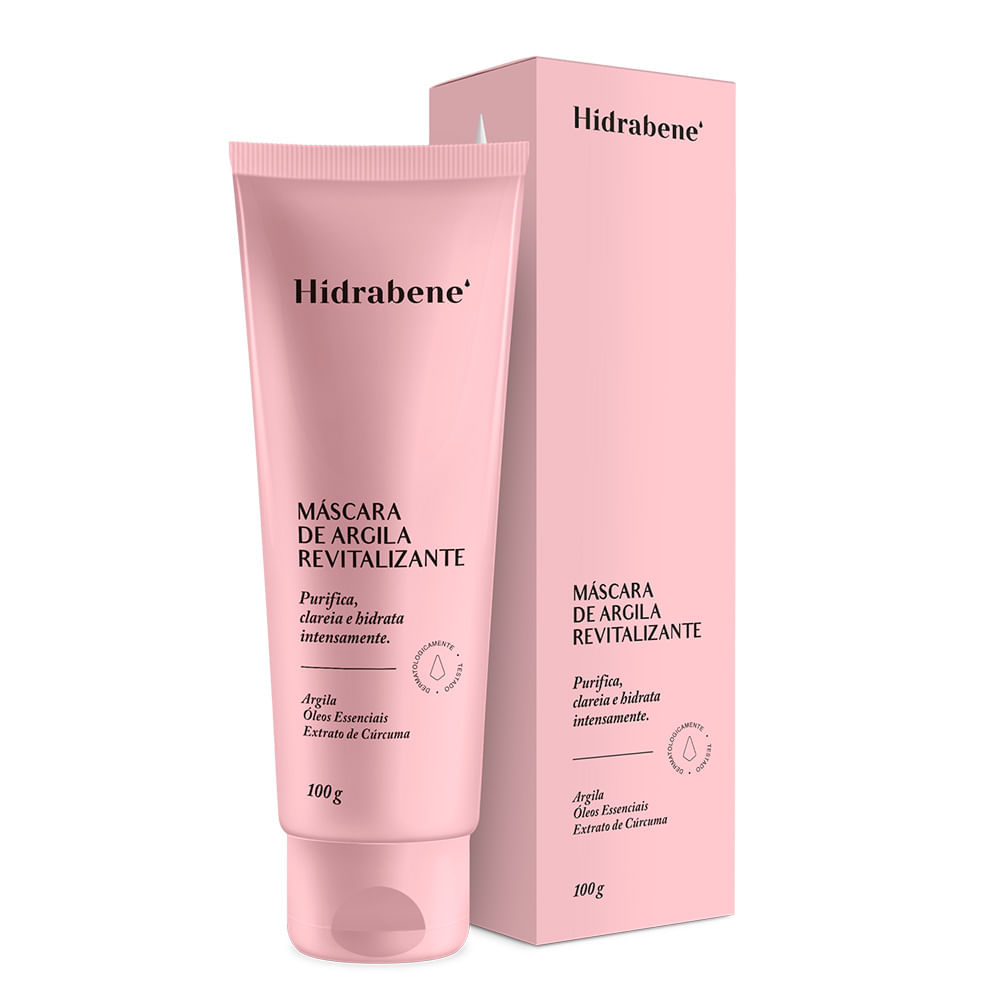 Mascara Facial De Argila Revitalizante Hidrabene 100g