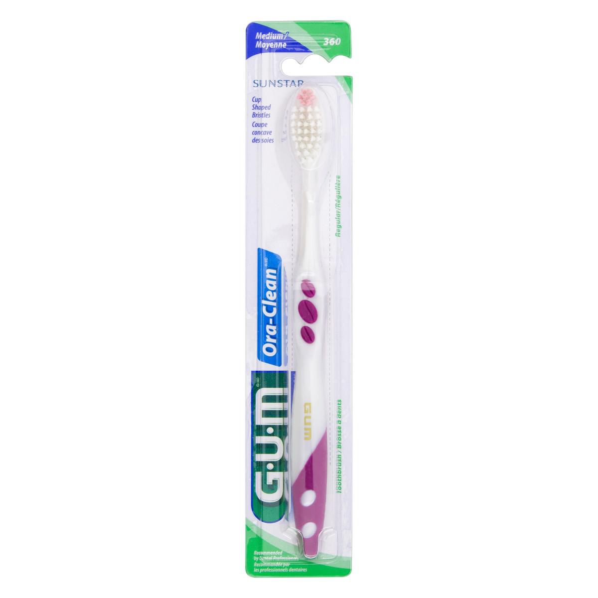 Escova Dental Média Gum Oral Clean
