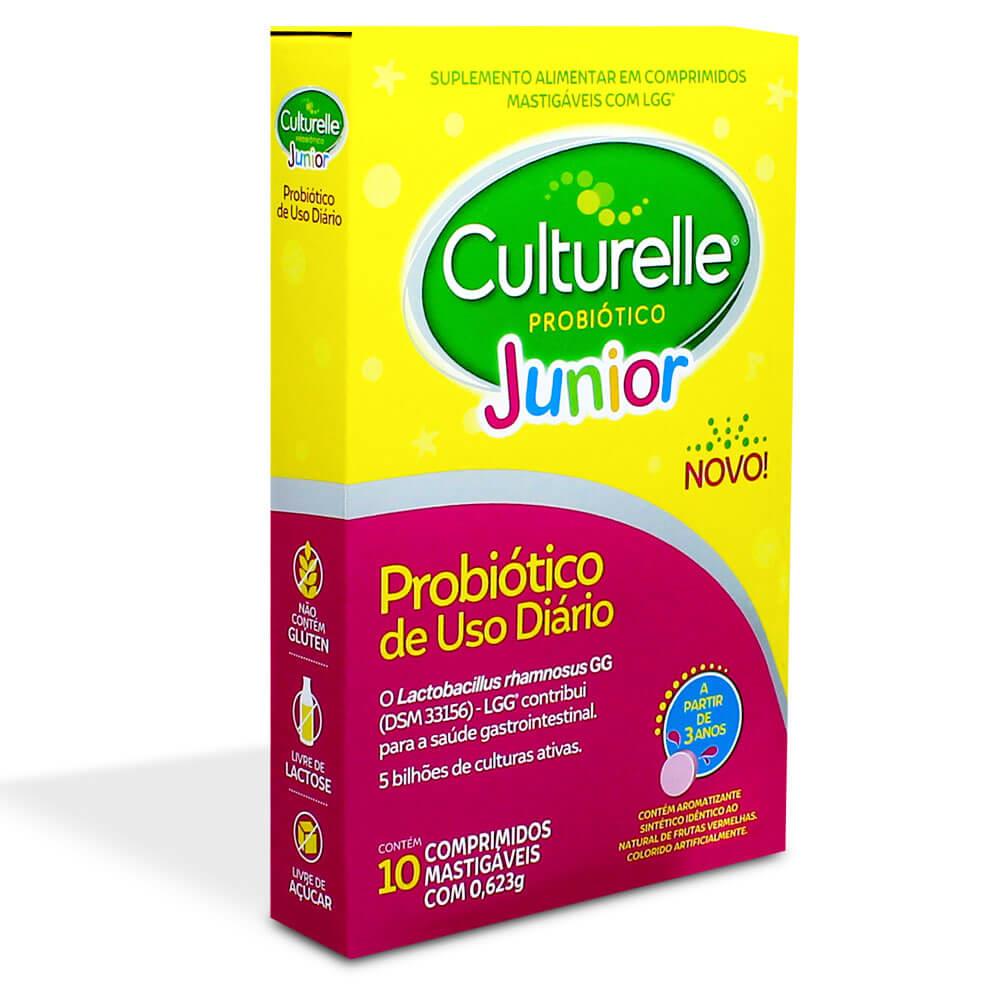Culturelle Probiótico Júnior 10 Comprimidos Mástigaveis