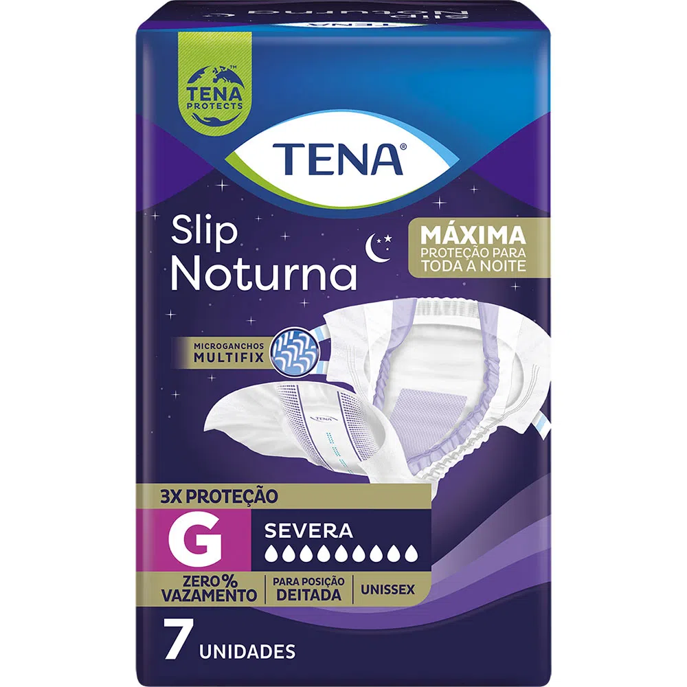 Fralda Geriátrica Tena Noturna G 7 Unidades