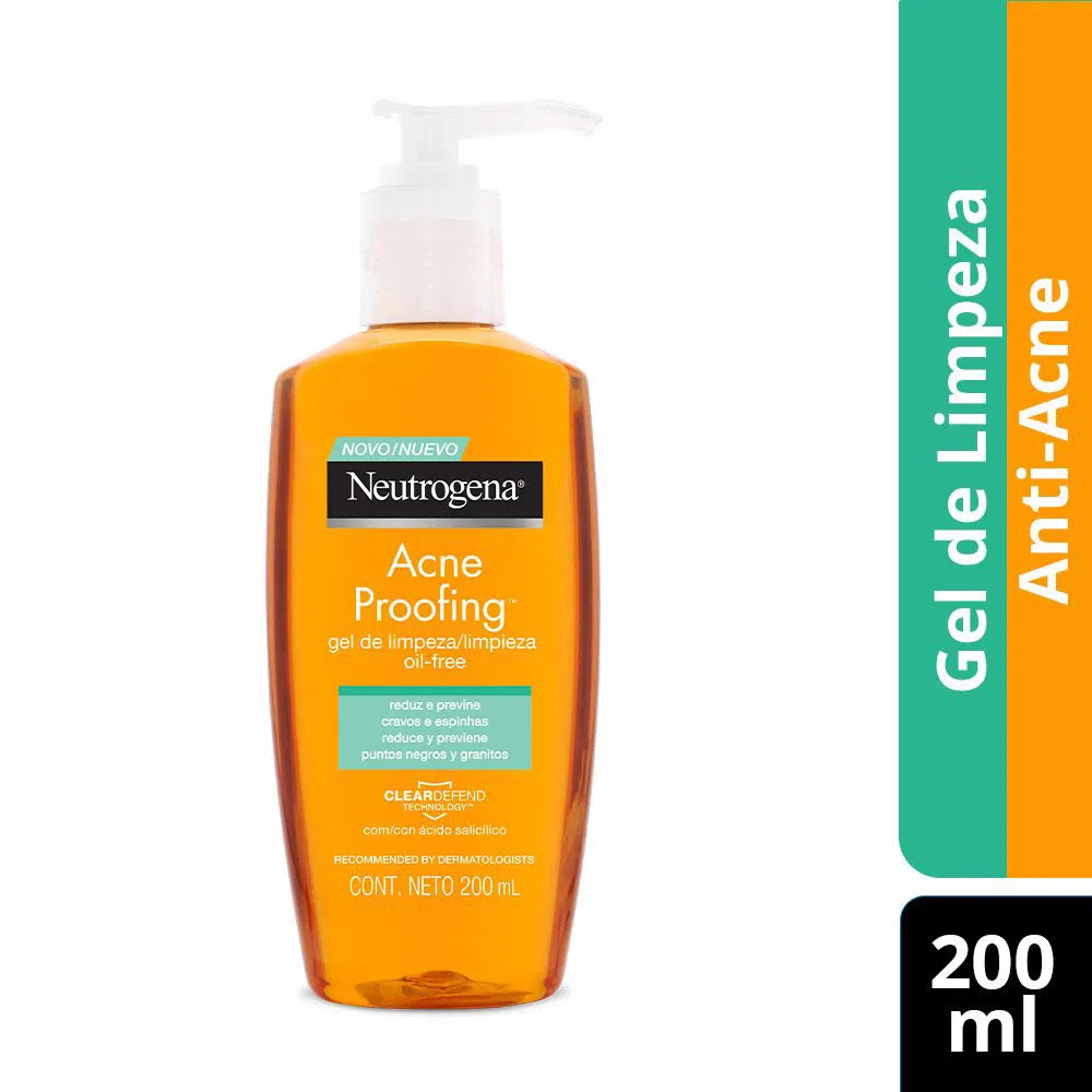 Gel De Limpeza Facial Neutrogena Acnepro Proofing 200ml