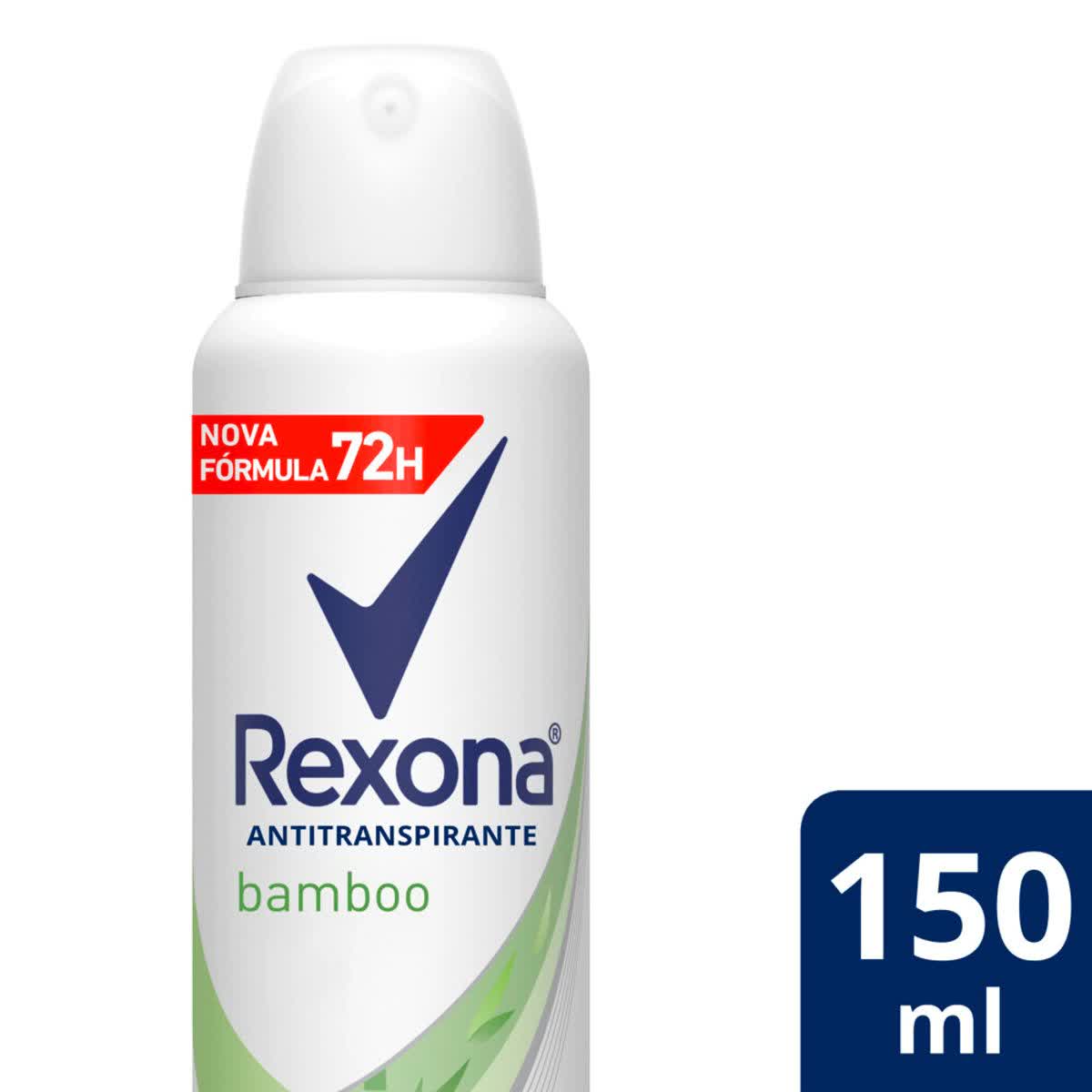Desodorante Rexona Women Bamboo 72 Horas Aerosol 150ml